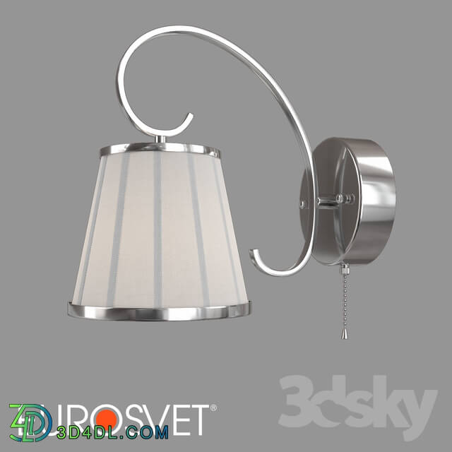 Ceiling light - OM Sconce classic with a lampshade Eurosvet 60088_1 Tessa