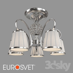 Ceiling light - OM Ceiling chandelier with lampshades Eurosvet 60088_5 Tessa 