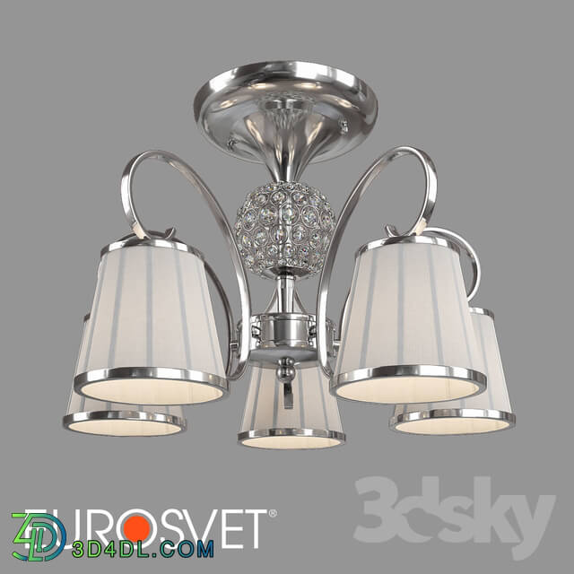 Ceiling light - OM Ceiling chandelier with lampshades Eurosvet 60088_5 Tessa