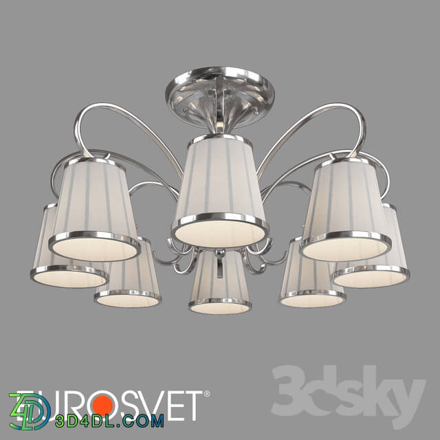 Ceiling light - OM Ceiling chandelier with lampshades Eurosvet 60088_8 Tessa