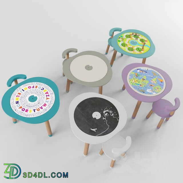 Table _ Chair - Play table - MUtable