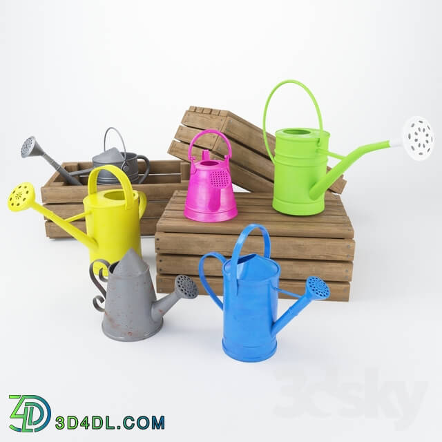 Miscellaneous - Set of watering cans