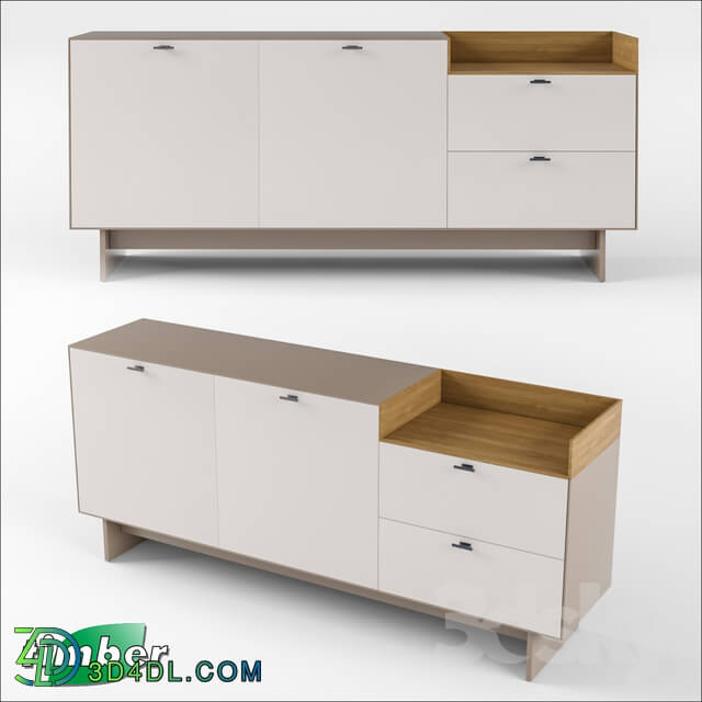 Sideboard _ Chest of drawer - OM Stand _MODENA_ T-604. Timber-mebel