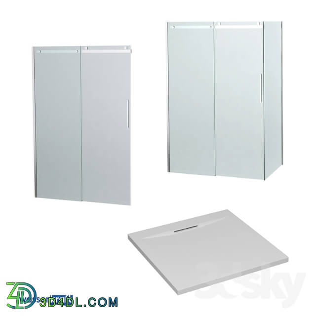 Shower - Shower corner_ door_ pallet Alme_OM series