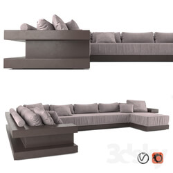 Sofa - Italian Furniture Luxury Leather Sofa 