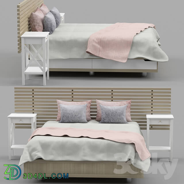 Bed - Wooden bed