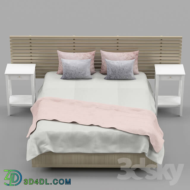 Bed - Wooden bed