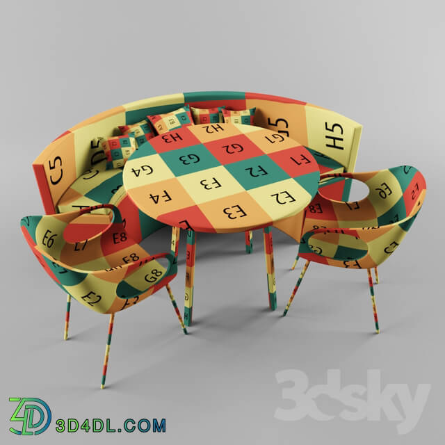 Table _ Chair - set01