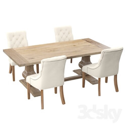 Table _ Chair - Fereol 5 Piece Dining Set 