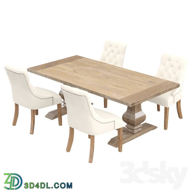 Table _ Chair - Fereol 5 Piece Dining Set