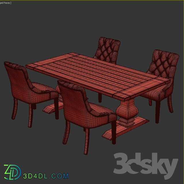 Table _ Chair - Fereol 5 Piece Dining Set