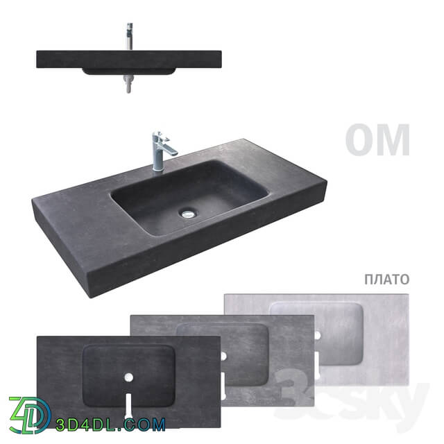 Wash basin - Concrete sink _Plateau_