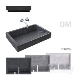 Wash basin - Concrete sink _Prism_ 