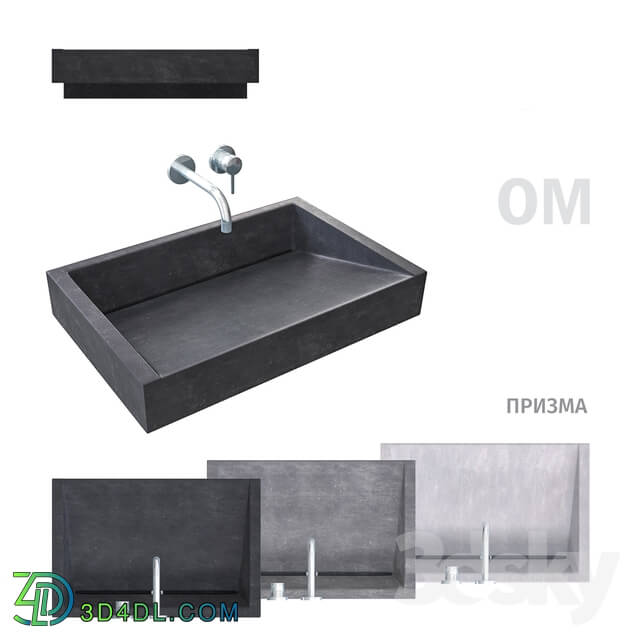 Wash basin - Concrete sink _Prism_