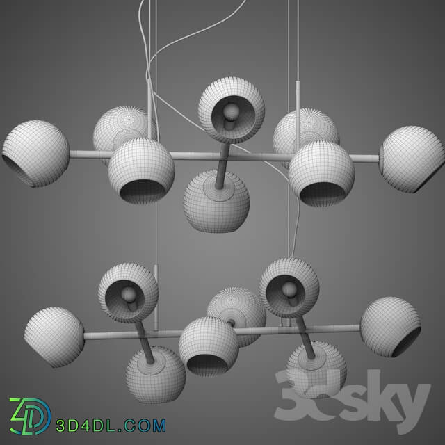 Ceiling light - Chandeliers molecule