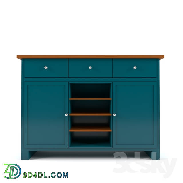 Sideboard _ Chest of drawer - Blue sideboard
