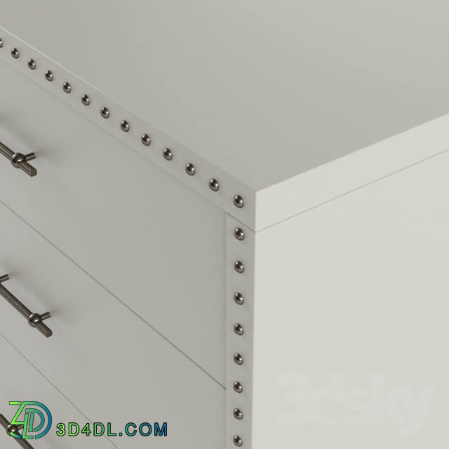 Sideboard _ Chest of drawer - Nailhead 6-Drawer Dresser_2013