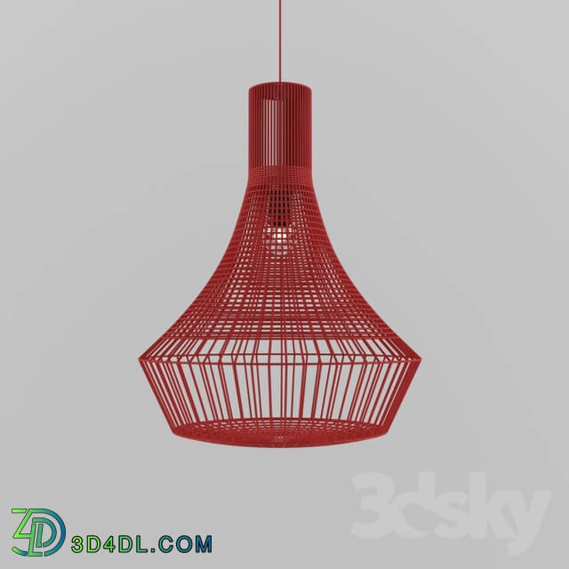 Ceiling light - red ceiling lamp