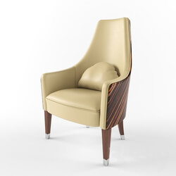 Arm chair - Giorgio Collection Luna Occasional oval chair 