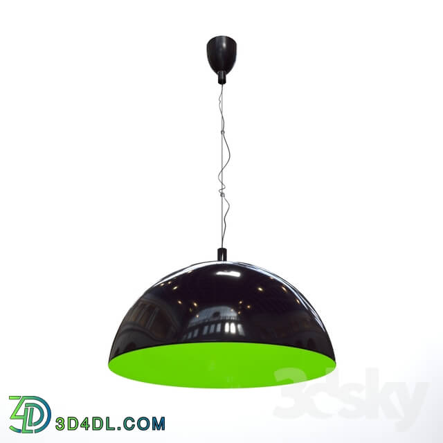 Ceiling light - Pendant lamp Nowodvorski HEMISPHERE BLACK-GREEN 6930