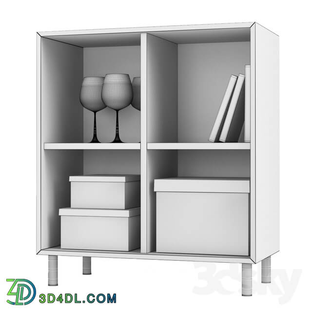 Other - Eket wardrobe with 4 compartments