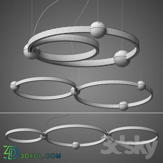 Ceiling light - Chandeliers mating rings