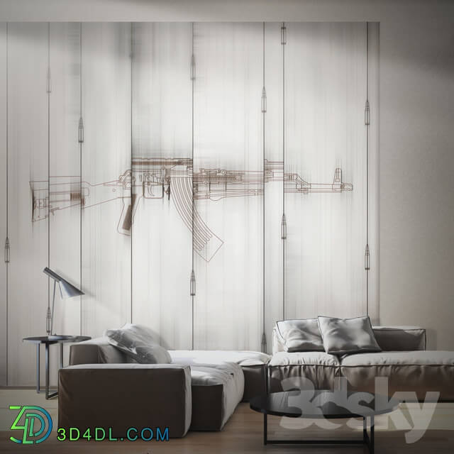 Wall covering - factura _ AK47