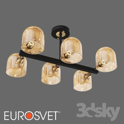 Ceiling light - OM Ceiling chandelier in the loft style Eurosvet 70103_6 Wade 
