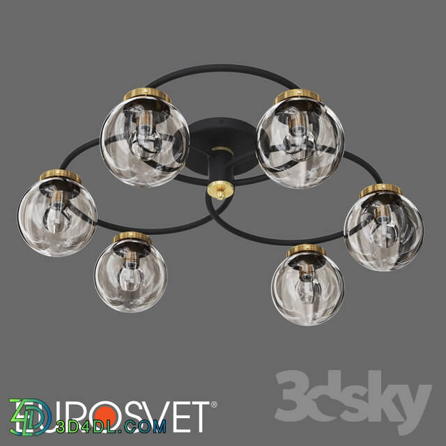 Ceiling light - OM Ceiling chandelier in the loft style Eurosvet 70104_6 Link