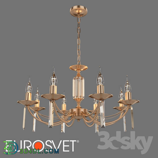 Ceiling light - OM Classic pendant chandelier Eurosvet 60087_8 Volare