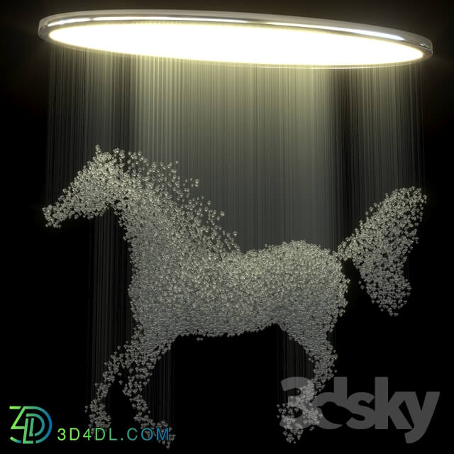 Ceiling light - Horse luster