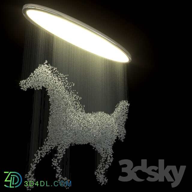 Ceiling light - Horse luster