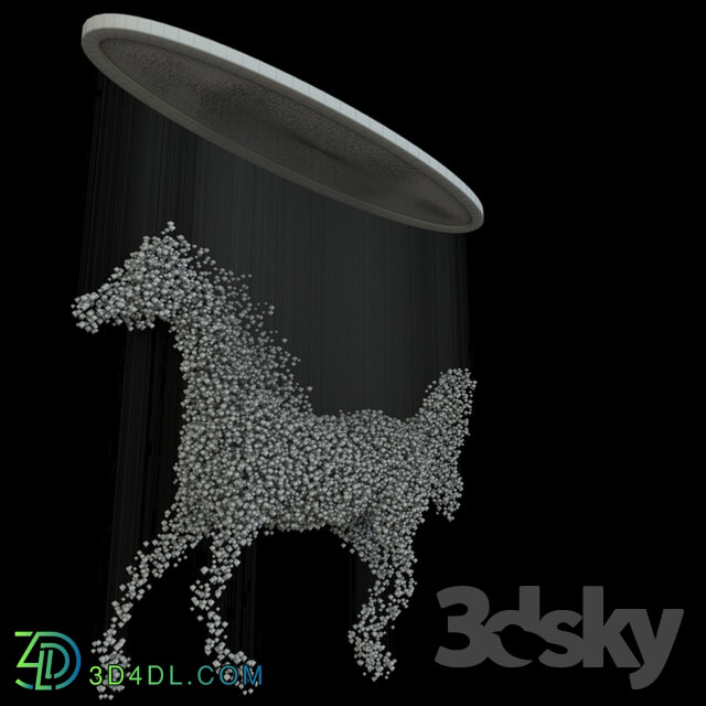 Ceiling light - Horse luster