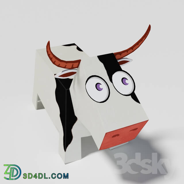 Toy - paper cow