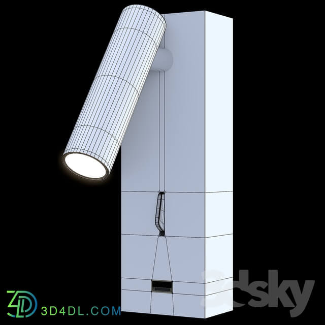 Wall light - CLT 210W USB BL