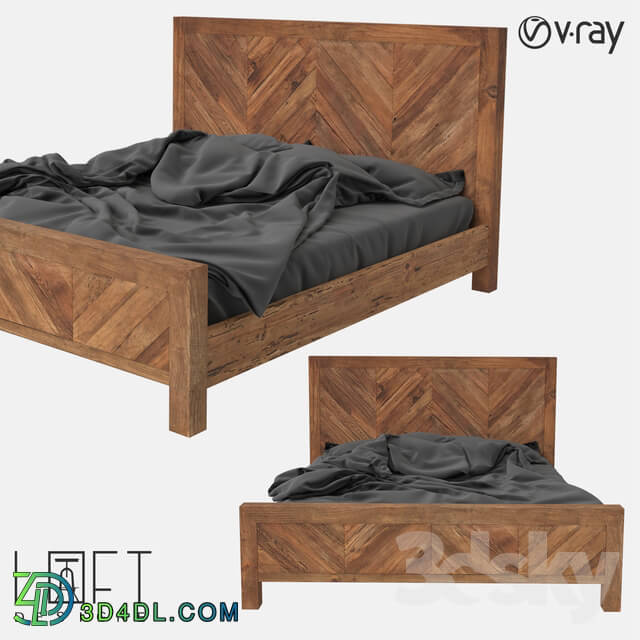 Bed - Bed LoftDesigne 31150 model