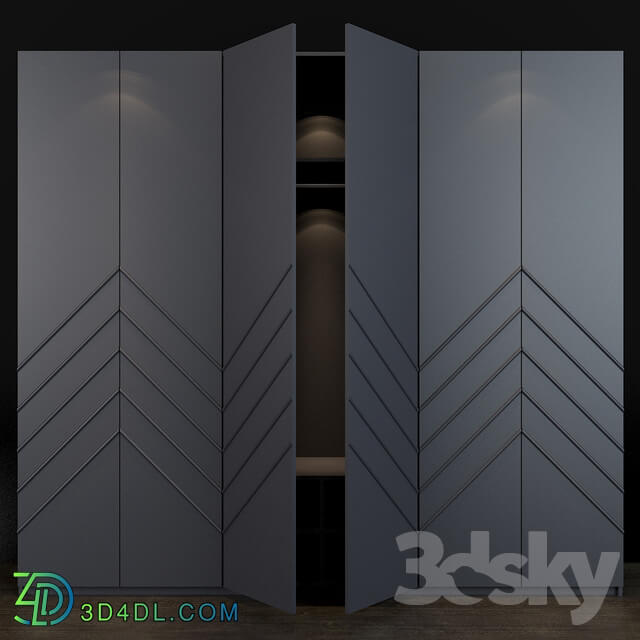 Wardrobe _ Display cabinets - Wardrobe modern 005