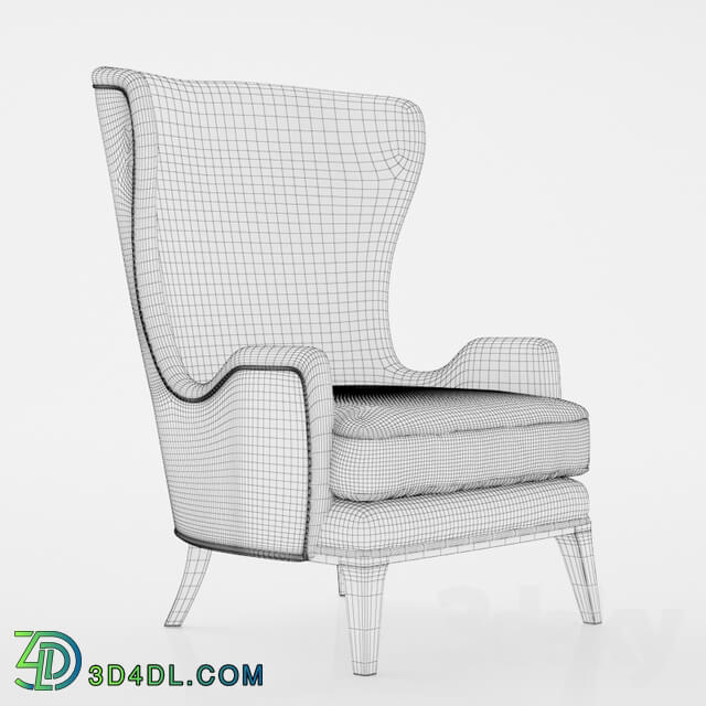 Arm chair - Box Living Peyton Wing Chair