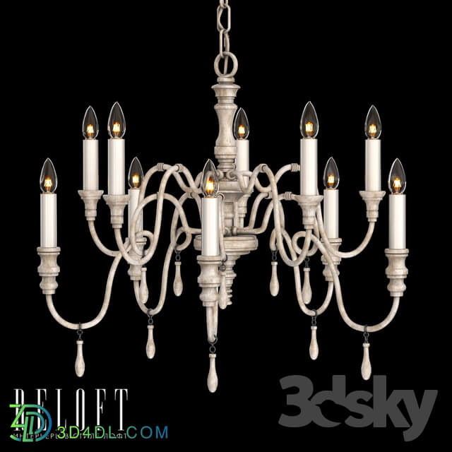 Ceiling light - Round chandelier Lutece 102076 OAT
