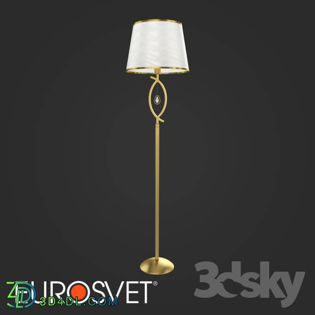 Floor lamp - OM Classic floor lamp with a lampshade Eurosvet 01067_1 Salita
