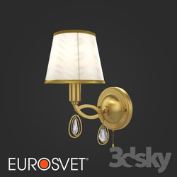 Wall light - OM Wall lamp with lampshade Eurosvet 60091_1 Salita 