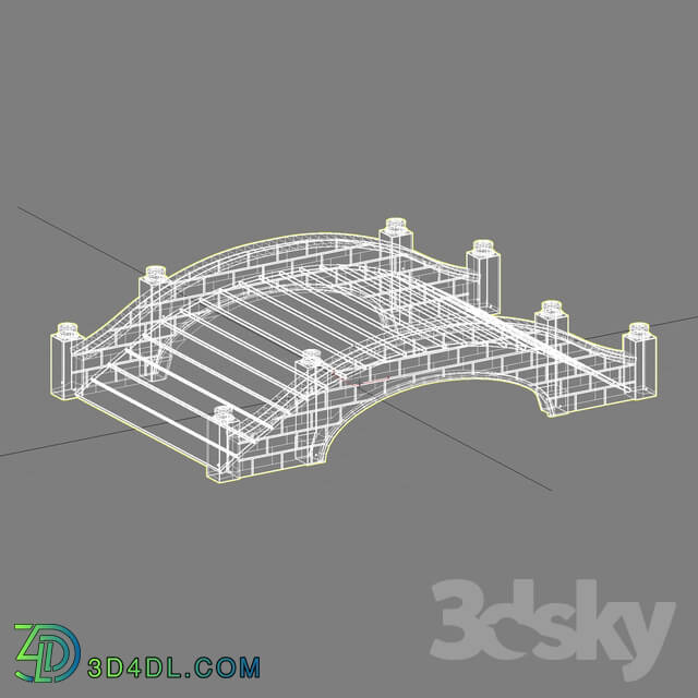 Other architectural elements - Bridge in the garden