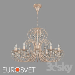 Ceiling light - OM Chandelier with crystal Eurosvet 3305_12 Alda 