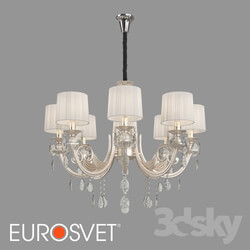 Ceiling light - OM Classic chandelier with crystal Eurosvet 10098_8 Argenta 