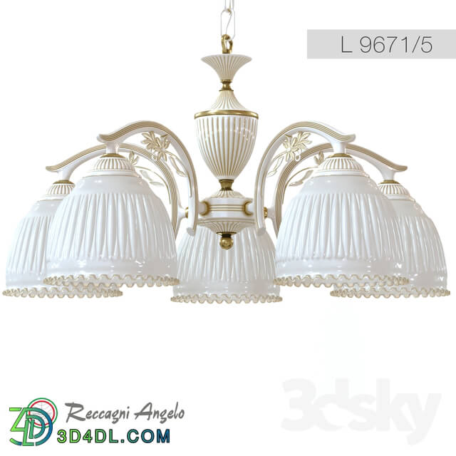 Ceiling light - Reccagni Angelo L 9671_5