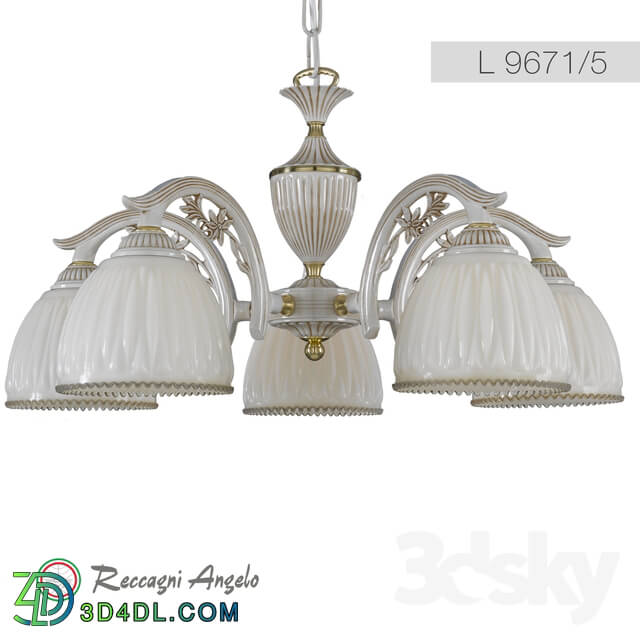 Ceiling light - Reccagni Angelo L 9671_5