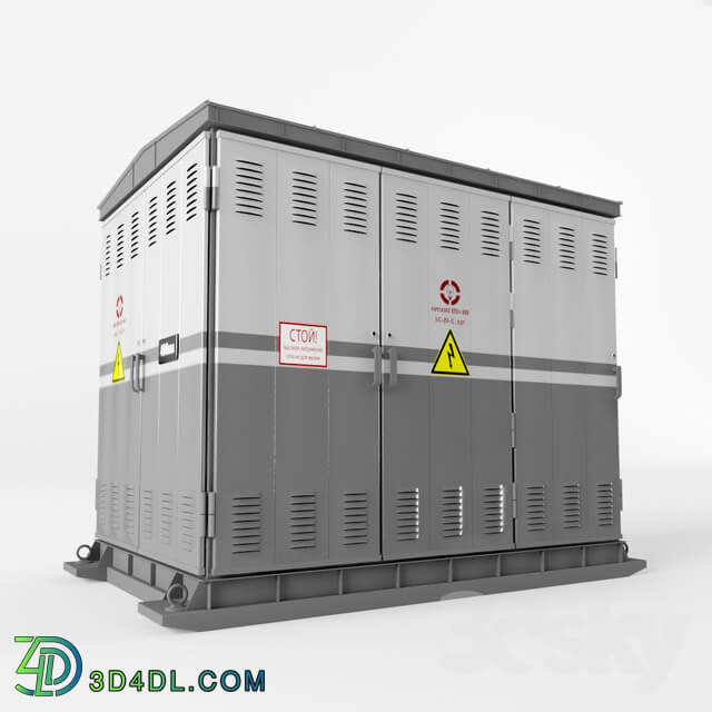 Other architectural elements - Power transformer _substation_