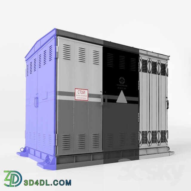 Other architectural elements - Power transformer _substation_