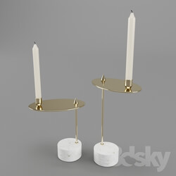 Other decorative objects - John_Richard_Counter_Balanced_Candleholders 