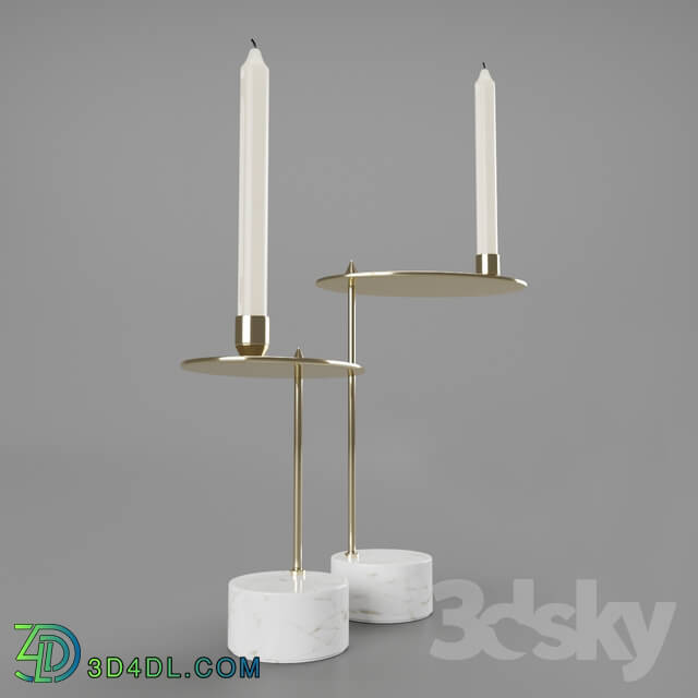 Other decorative objects - John_Richard_Counter_Balanced_Candleholders